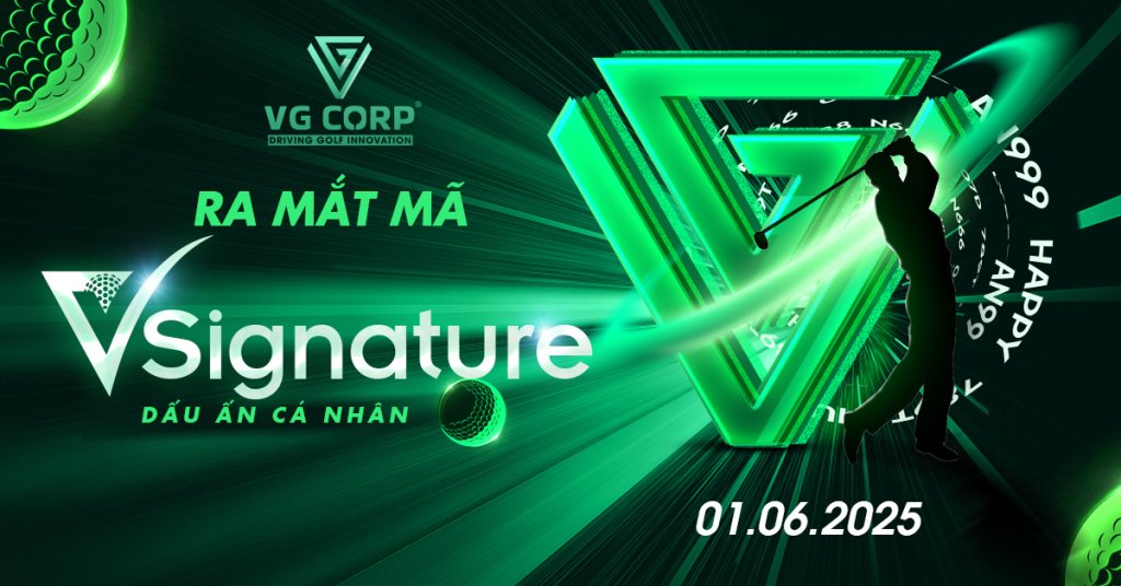 vSignature – mã vHandicap cá nhân hóa mới giúp golfer thể hiện phong cách riêng